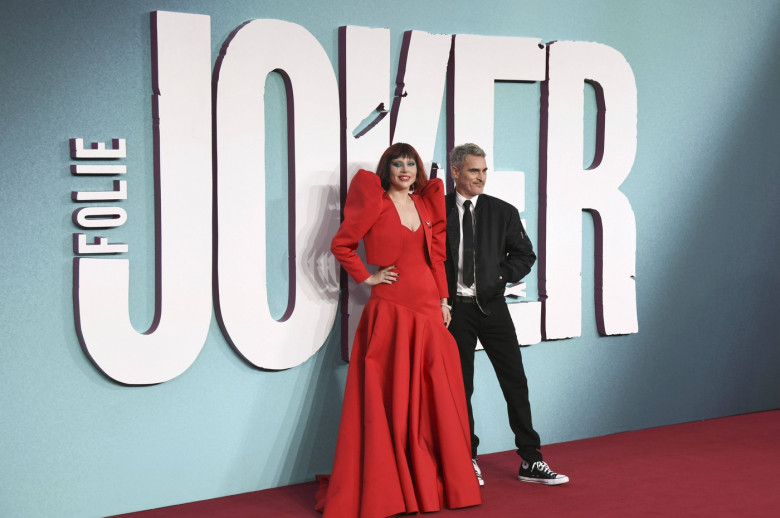 Lady Gaga și Joaquin Phoenix la premiera filmului „Joker: Folie à Deux” din Londra/ Profimedia