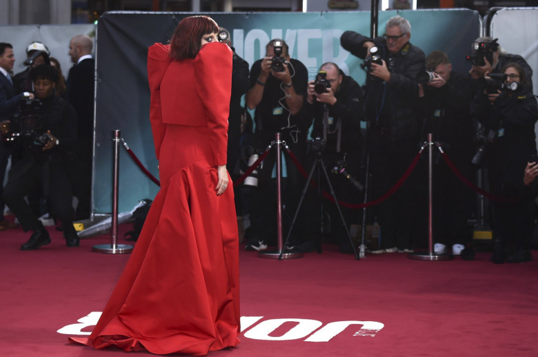 Lady Gaga la premiera filmului „Joker: Folie à Deux” din Londra/ Profimedia