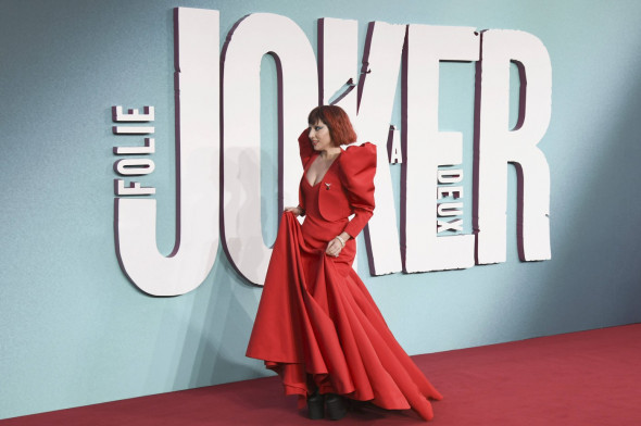 Lady Gaga la premiera filmului „Joker: Folie à Deux” din Londra/ Profimedia