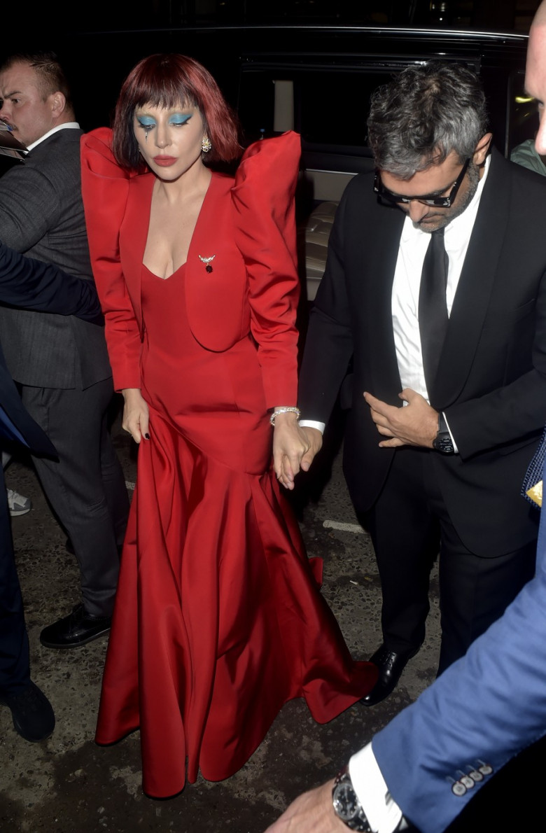 Lady Gaga și Michael Polansky la premiera filmului „Joker: Folie à Deux” din Londra/ Profimedia