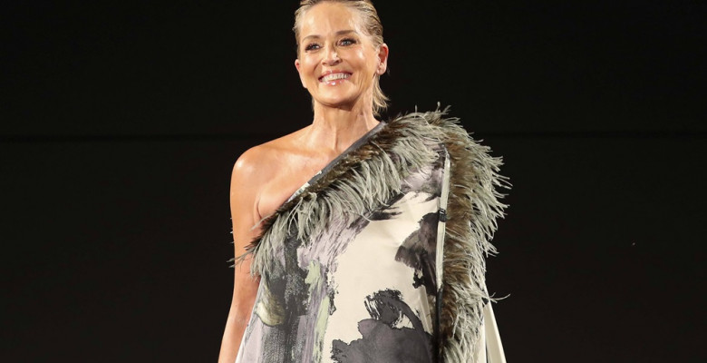 News - 70th Taormina Film Festival _ day 7 Sharon Stone attends the 70th Taormina Film Festival and receives the prize C