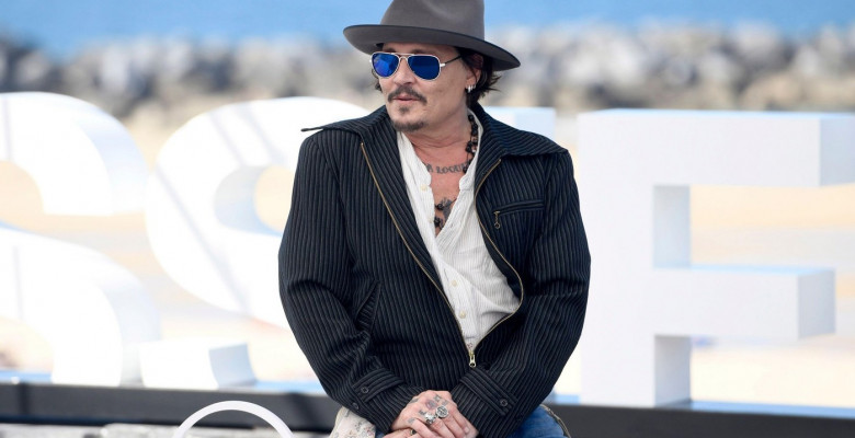 Johnny Depp beim Photocall zum Kinofilm 'Modi - Three Days on the Wings of Madness' auf dem 72. Internationalen Filmfestival San Sebastian / Festival Internacional de Cine de San Sebastin auf der Kursaal Terasse. San Sebastian,  24.09.2024