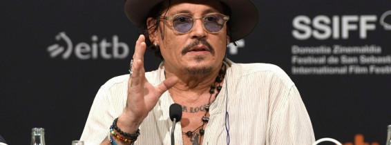 Johnny Depp bei der Pressekonferenz zum Kinofilm 'Modi - Three Days on the Wings of Madness' auf dem 72. Internationalen Filmfestival San Sebastian / Festival Internacional de Cine de San Sebastin im Kursaal. San Sebastian, 24.09.2024