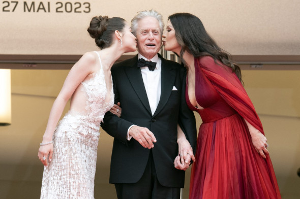 Carys Zeta Douglas, Michael Douglas și Catherine Zeta-Jones/ Profimedia