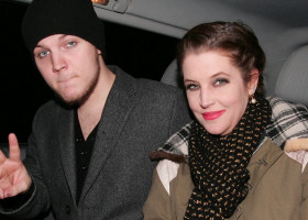 Lisa Marie Presley and Benjamin Presley Keough at Mr. Chow restaurant, London, Britain - 09 Jan 2012