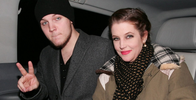 Lisa Marie Presley and Benjamin Presley Keough at Mr. Chow restaurant, London, Britain - 09 Jan 2012