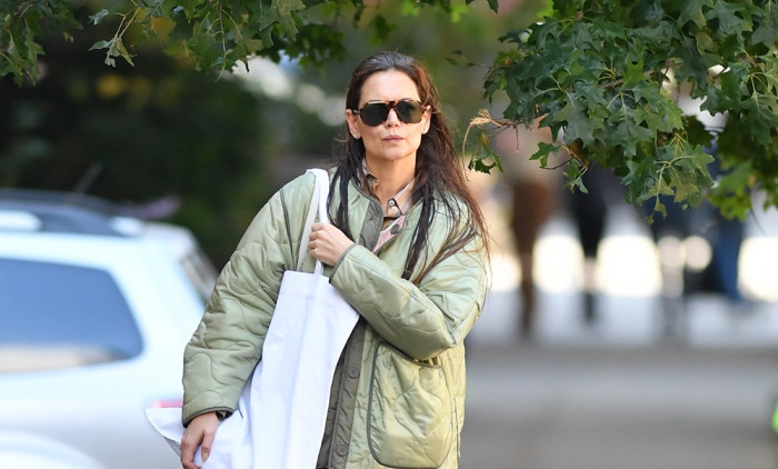 Katie Holmes is Pictured on a Stroll in New York City