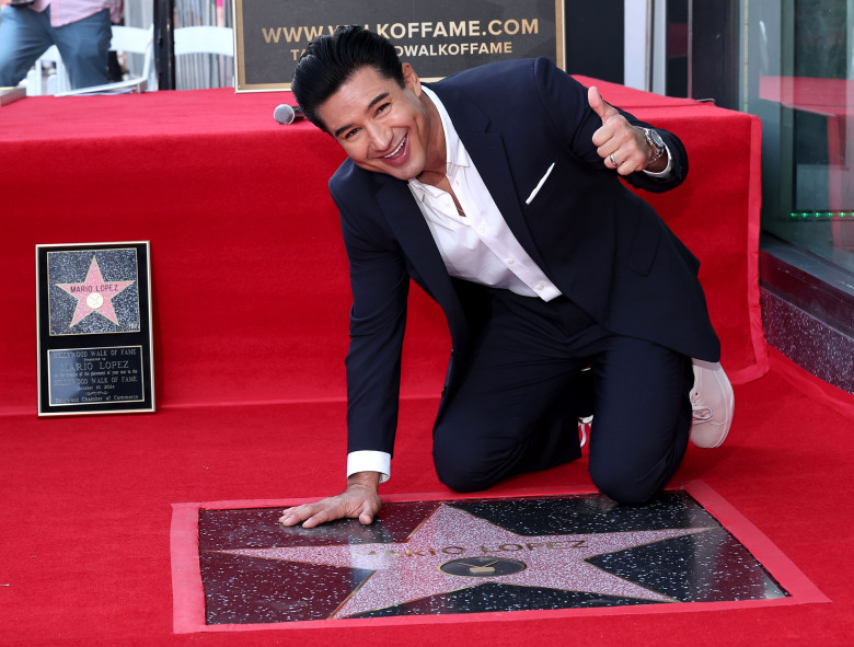 Mario Lopez to be Honored with a star on the Hollywood Walk of Fame, Los Angeles, California, USA - 10 Oct 2024