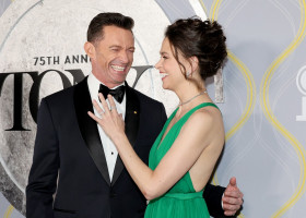 Sutton Foster și Hugh Jackman (3)