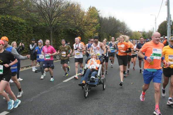 Colin Farrell Running The Dublin Marathon For Charity - 27 Oct 2024