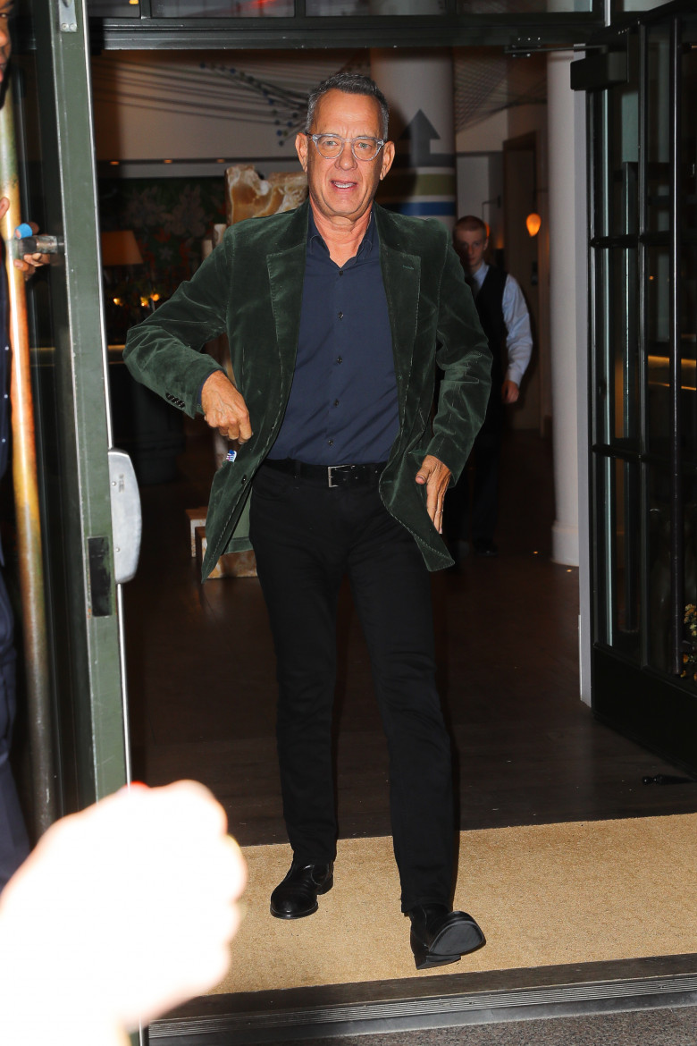 EXCLUSIVE:  Tom Hanks Spotted Heading Out In New York City - 28 Oct 2024