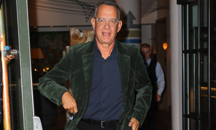 EXCLUSIVE:  Tom Hanks Spotted Heading Out In New York City - 28 Oct 2024