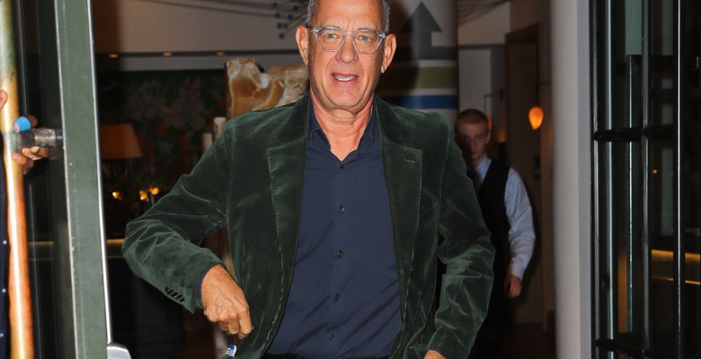 EXCLUSIVE:  Tom Hanks Spotted Heading Out In New York City - 28 Oct 2024