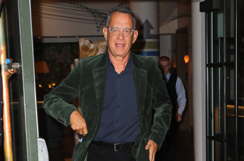 EXCLUSIVE:  Tom Hanks Spotted Heading Out In New York City - 28 Oct 2024