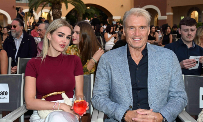 Dolph Lundgren și soția lui, Emma Krokdal