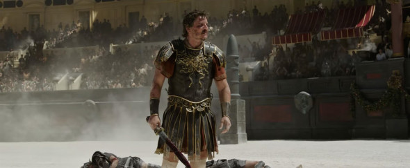 Paul Mescal faces off against Pedro Pascal and Denzel Washington in Ridley Scott’s action packed Gladiator sequel