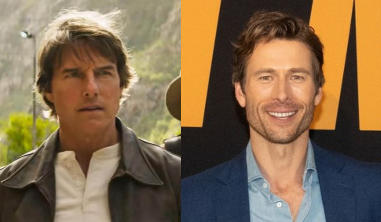 tom cruise si glen powell