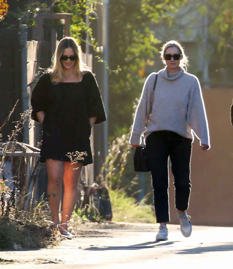 EXCLUSIVE: Margot Robbie Spotted Out For a Stroll After Giving Birth in Los Angeles