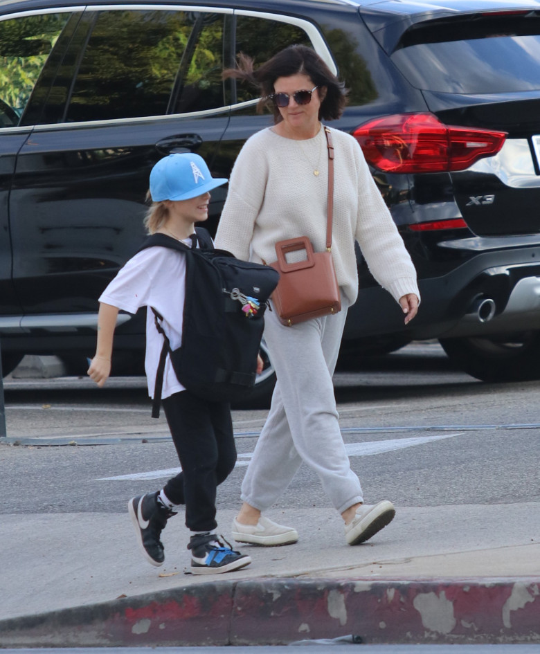 EXCLUSIVE: Tiffani Thiessen is Spotted on a Rare Outing in Los Angeles