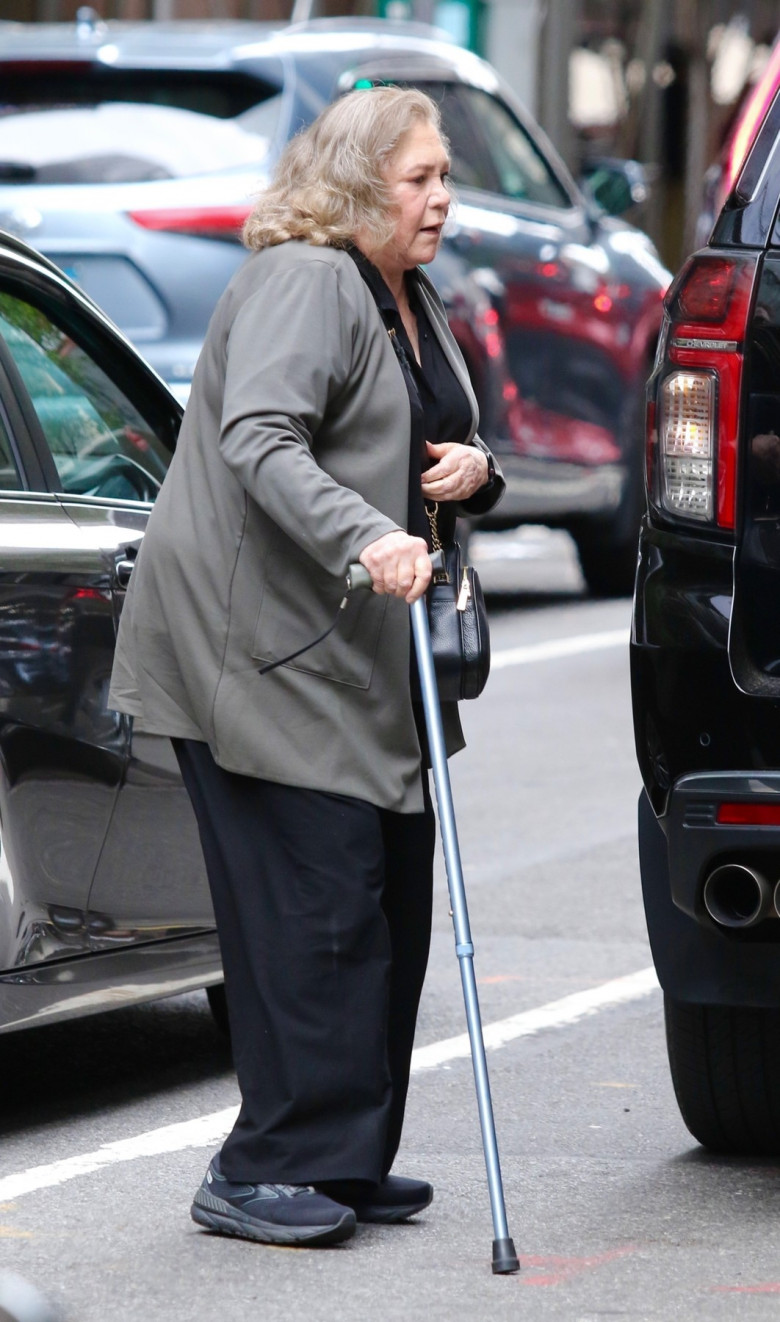 *EXCLUSIVE* A rarely seen Kathleen Turner was seen walking with the help of a cane and holding onto a wheelchair