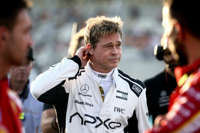 Brad Pitt At F1 2024 Abu Dhabi Grand Prix