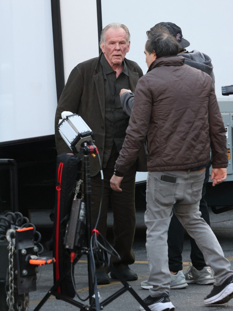 EXCLUSIVE: Nick Nolte 83,  joins Chris Hemsworth on the film set of Crime 101 for what is his first appearance in the movie