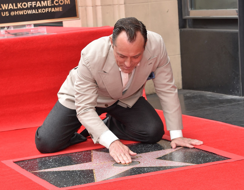 Jude Law Hollywood Walk of Fame Ceremony