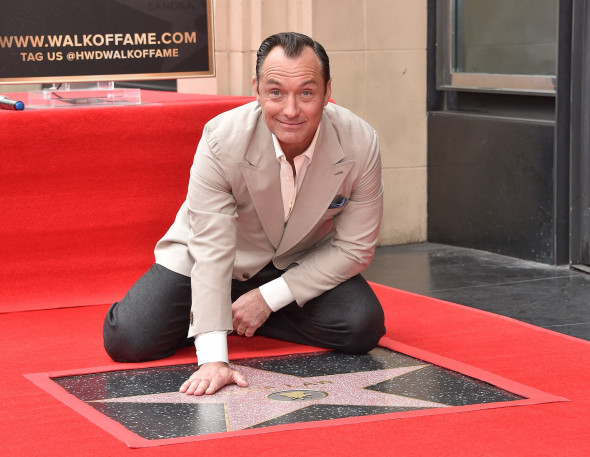 Jude Law to be Honored with a star on the Hollywood Walk of Fame, Los Angeles, California, USA - 12 Dec 2024