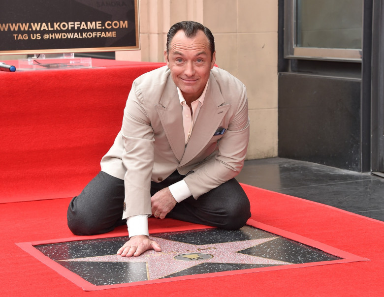 Jude Law to be Honored with a star on the Hollywood Walk of Fame, Los Angeles, California, USA - 12 Dec 2024