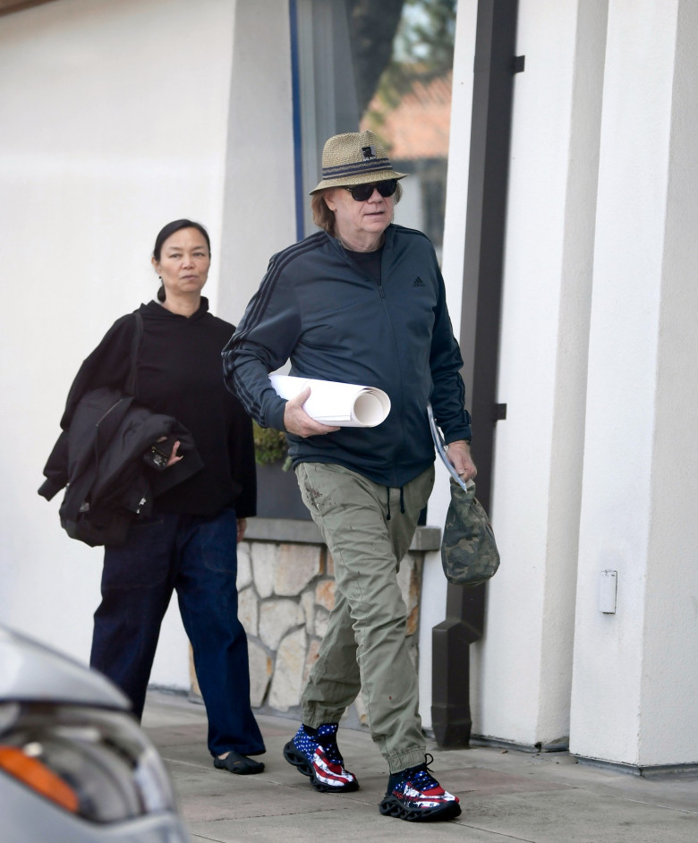 EXCLUSIVE: CSI: Miami Star David Caruso is Spotted on a Rare Outing in Los Angeles.