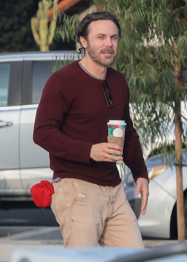 *EXCLUSIVE* Casey Affleck and Caylee Cowan share laughs during grocery run in LA