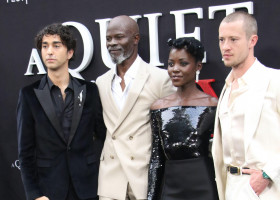 Alex Wolff, Djimon Hounsou, Lupita Nyong&apos;o și Joseph Quinn, la premiera &quot;A Quiet Place: Day One&quot;  /