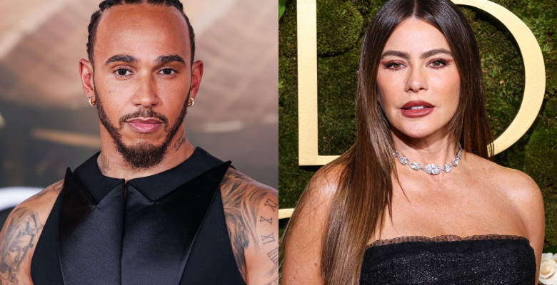 Sofia Vergara și Lewis Hamilton/ Profimedia