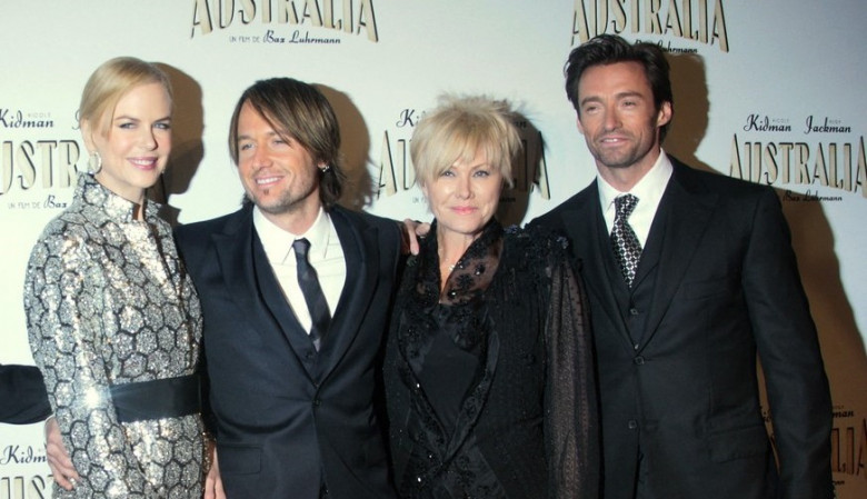 nicole kidman, keith urban, deborra lee furness si hugh jackman