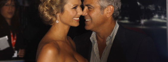 George Clooney și Stacy Keibler