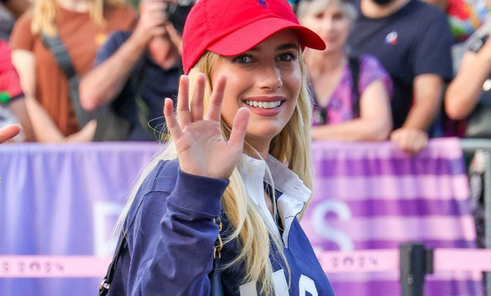 Emma Roberts Arrives In Style At USA Vs. Serbia Basketball Semifinal At Paris 2024 Olympics - 8 Aug 2024