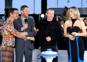 The Cast of Fantastic Four Trailer Launch at the US Space &amp;amp; Rocket Center