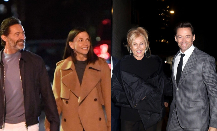 Hugh Jackman, Sutton Foster, Deborra-Lee Furness