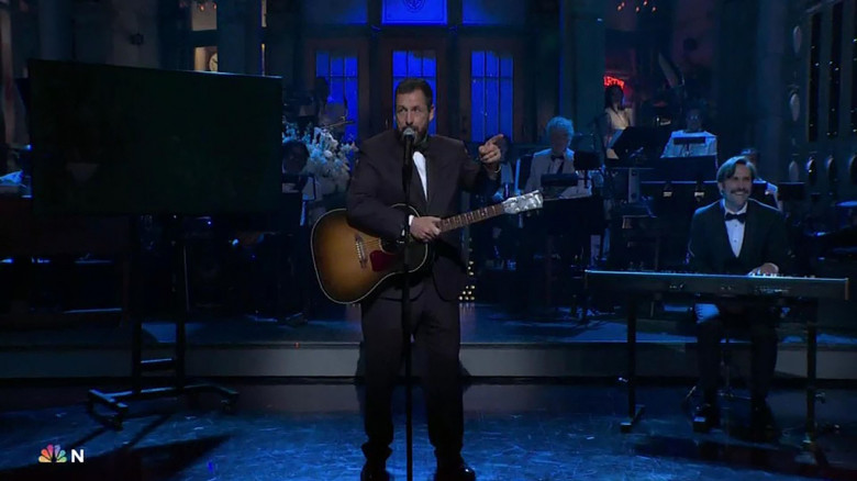 Jack Nicholson makes rare public appearance at SNL50 to introduce Adam Sandler singing 50 Years ballad