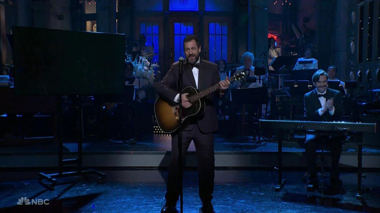 Jack Nicholson makes rare public appearance at SNL50 to introduce Adam Sandler singing 50 Years ballad