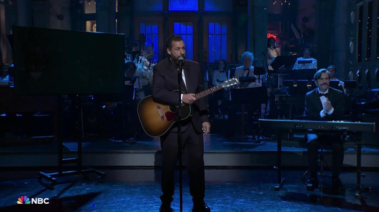 Jack Nicholson makes rare public appearance at SNL50 to introduce Adam Sandler singing 50 Years ballad