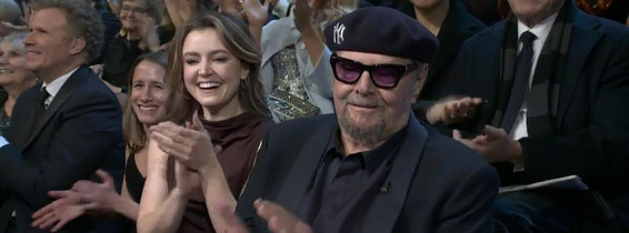 Jack Nicholson makes rare public appearance at SNL50 to introduce Adam Sandler singing 50 Years ballad