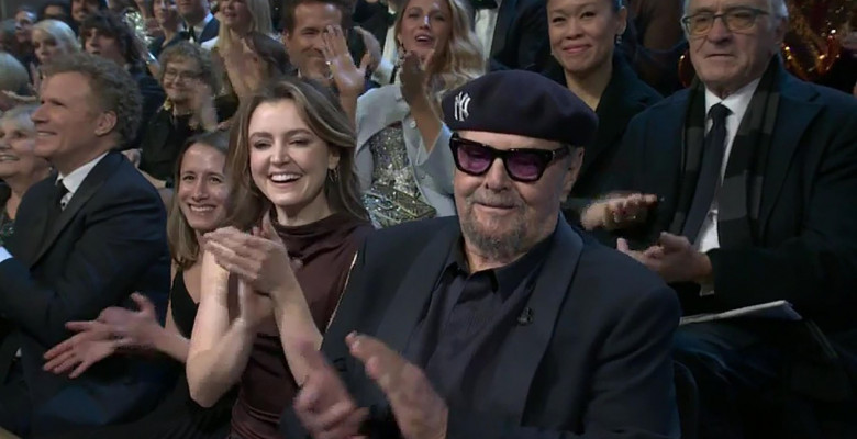 Jack Nicholson makes rare public appearance at SNL50 to introduce Adam Sandler singing 50 Years ballad