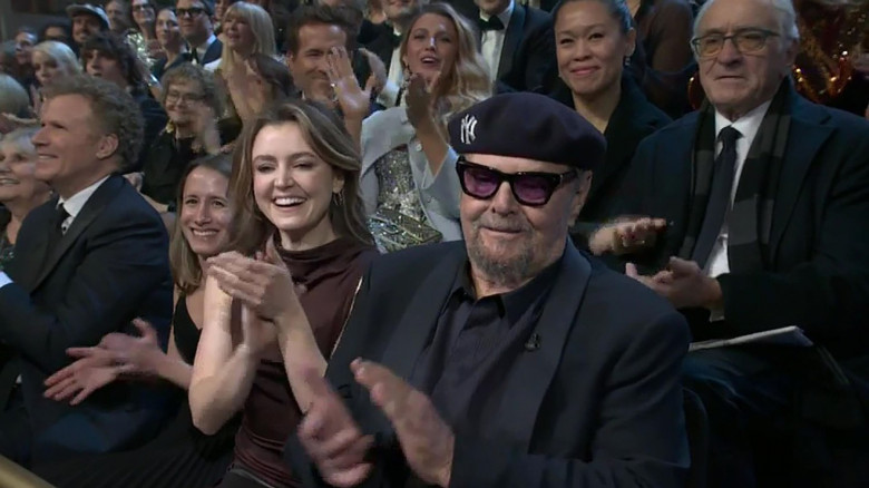 Jack Nicholson makes rare public appearance at SNL50 to introduce Adam Sandler singing 50 Years ballad