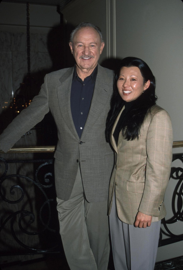 Gene Hackman şi soţia sa, Betsy Arakawa