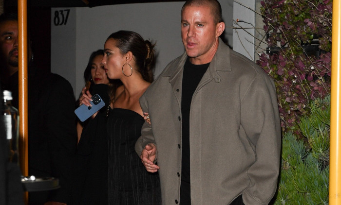 Channing Tatum and Inka Williams depart CAA pre-Oscar party in Los Angeles