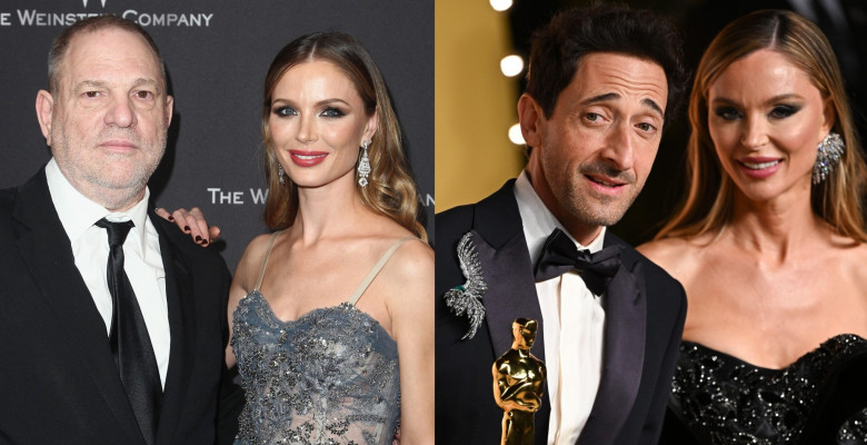 harvey weinstein, georgina chapman, adrien brody