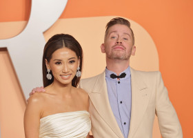 Macaulay Culkin, Brenda Song attend the 2025 Vanity Fair Oscar Party at Wallis Annenberg Center for the Performing Arts on March 02, 2025 in Beverly Hills, California. Photo: CraSH/imageSPACE/MediaPunch