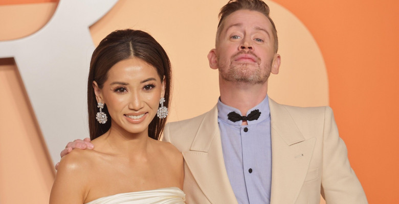 Macaulay Culkin, Brenda Song attend the 2025 Vanity Fair Oscar Party at Wallis Annenberg Center for the Performing Arts on March 02, 2025 in Beverly Hills, California. Photo: CraSH/imageSPACE/MediaPunch