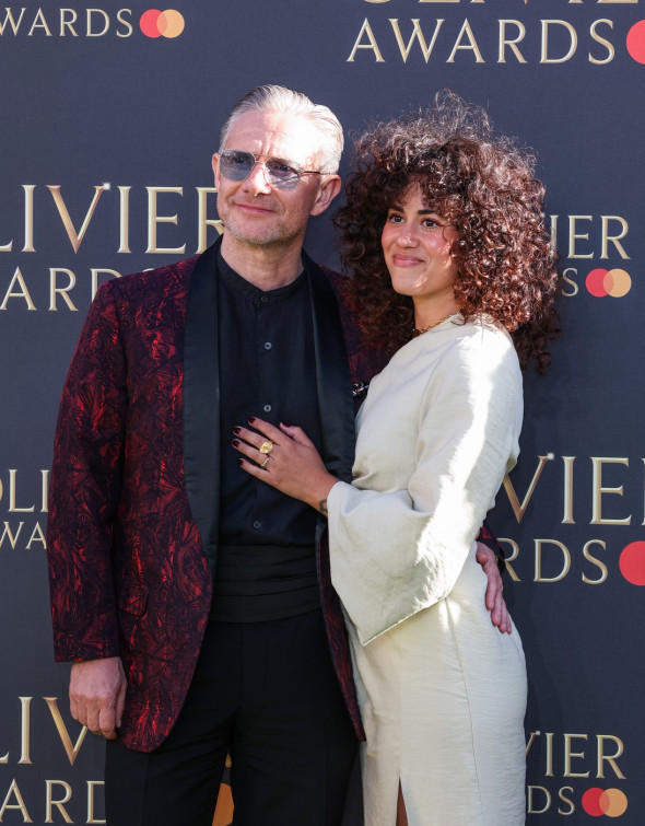 Celebrities At The Olivier Awards 2025 In London